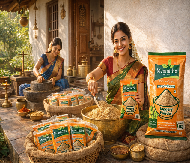 jaggery powder - menmitha food products
